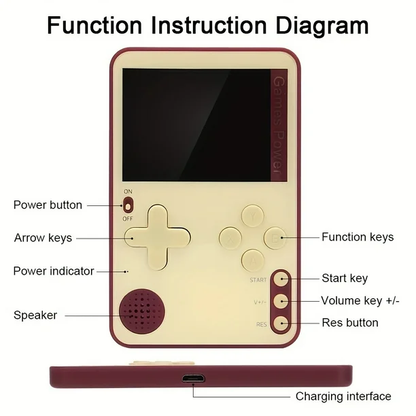 Portable 500 Classic Games Console
